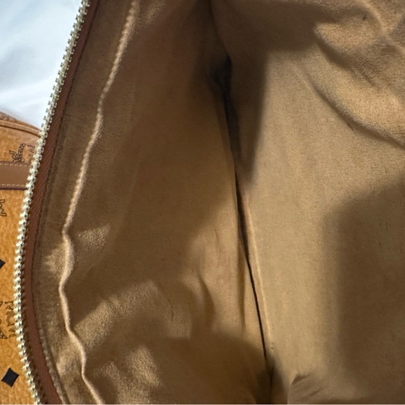 MCM Tan Monogram Tote and Pouch Set - Picture 13 of 16
